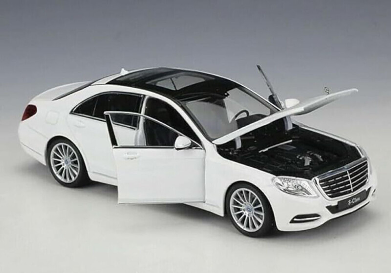 Welly Mercedes-Benz S-Class 1:24 bílý